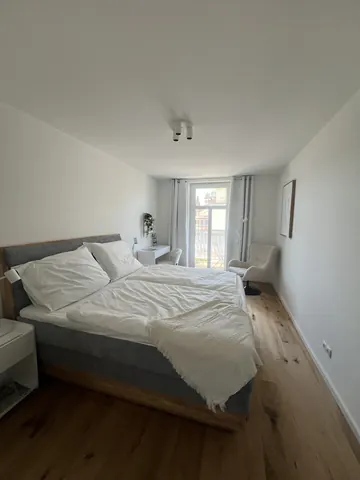 Ausgestattete Musterwohnung: Schlafzimmer