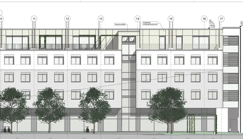 Aufstockung Studierendenwohnheim Nautilusweg